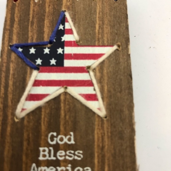 Patriotic American Star Flag Magnet Set of Two primitives of Kathy NWT - Picture 2 of 9
